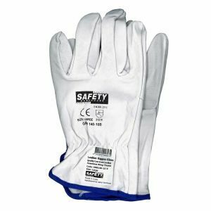Safety Whs Glove,Riggers,Natural Cowgrain Large SAFGRB140-L-B 0