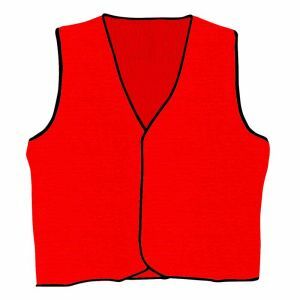 Safety Whs Safety Vest, Hi-Viz, Orange Day Use (Class D), Large SAFSVV602-LB 0