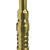 Scorpion Plug Male 3/8"Hose Barb Jamec Style 2Pc Carded A105-4C • 3/8" Hose Tail Barb • Hose Clamp