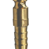 Scorpion Plug Male 3/8" Hose Barb Ryco Style 2Pc Carded A104-4C • 3/8" Hose Tail Plug • Hose Clamp