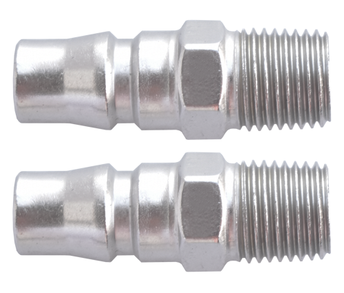 Scorpion Plug Male 3/8" Male Thread Nitto Style 2Pc Carded PM30C • 3/8" Male Plug