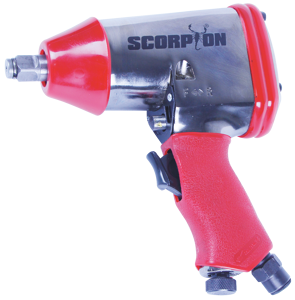 Scorpion Wrench Impact Air 1/2" SX-220 • 1/2" Impact Wrench • 230Ft/Lbs Torque • 16Mm (5/8') Capacity • Rocking Dog Hammer • Front Exhaust