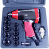 Scorpion Wrench Impact Kit Air 1/2"Scorpion SX-220K 1/2"Dr Impact Wrench Kit • 1/2”Dr 230Ft/Lbs Impact Wrench • 9 10 11 13 14  17 19 22 24 & 27Mm Impact Sockets • 5” Extension Bar • Mini Oiler • Hex Wrench - 4Mm • Air Fitting