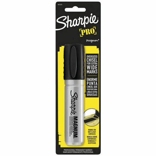 Sharpie Sharpie Pro Magnum Marker 15Mm Chisel Tip Black Hang Pk SB-S44101 0