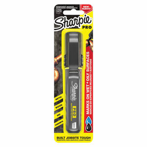 Sharpie Sharpie Pro Marker, Chisel Black, Hang Pack SB-2018329 0