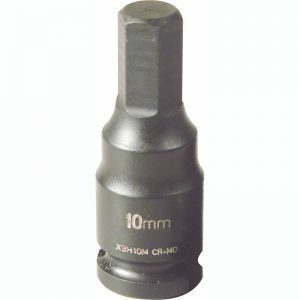 Sidchrome Socket, Impact In-Hex 4Mm 3/8In Drive SIDX3H04M 0