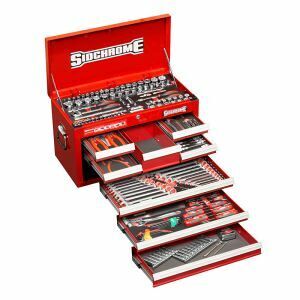 Sidchrome Top Tool Chest Kit, Metric/Af 204Pce SIDSCMT10158 0