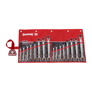 Sidchrome Wrench Set, Geared, Metrc 16Pc In Wallet SIDSCMT22201 0