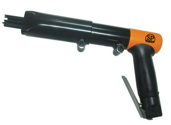 Sp Air Scaler Needle Air Pistol SP-2482 • Pistol Needle Scaler • Needle Diameter: 1/8 X 7 • Number Of Needles: 19 • Weight: 2.7Kg