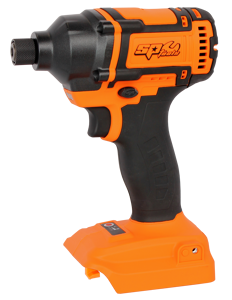 Sp Cordless 18V 1/4" Impact Driver Brushless (Skin Only) SP81147BU • More Control For Reduced Overdriving, Breaking And Stripping Of Screws. • 3 Speeds And 2 Torque Settngs For All Applications. • Setting 1 - Rpm: 0-900 - Ipm: 0-1000 -  Torque:10Nm • Setting 2 - Rpm: 0-2100 - Ipm: 0-2900 -  Torque:170Nm • Setting 3 - Rpm: 0-3000 - Ipm: 0-4000 -  Torque:205Nm • Reverse - Rpm: 0-3000 - Ipm: 0-4000 -  Torque:205Nm • 3 Speeds And 2 Torque Settings • Variable Speed Switch With Brake **Skin Only**