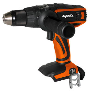 Sp Cordless 18V Hammer Drill/Driver (Skin Only) SP81244BU • No-Load Speed: Low 0-460Rpm High 0-1650 Rpm • Torque: 60 N-M • Capacity: 1/2’’ (13Mm) • Clutch: 15 Sections + Hammer • Weight: 1.67Kg • Variable Speed Hammer • Ergonomic Soft Grip Handle For Comfortable Use • Charging Time: 1 Hour Auto Cut-Off (±10Min) • Skin Only (No Battery Or Charger Included)