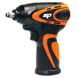 Sp Cordless Cordless 12V Mini Impact Wrench 3/8"Dr (Skin Only) SP81113BU 3/8”Dr Mini Impact • Torque 105Nm • Speed 2,200Rpm • Variable Speed Switch With Brake • Powerful Motor Delivers 105Nm Of Torque • Ergonomic Soft Grip Handle •Skin Only