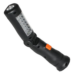 Sp Cordless Cordless 16V Mini Flashlight Led (Body Only) SP81416BU 16V Flashlight • 4 Angle Settings 90°, 120°, 150° & 180° • 2 Light Souces - 4Pc Led Light Panel 28Pc Led Light Panel