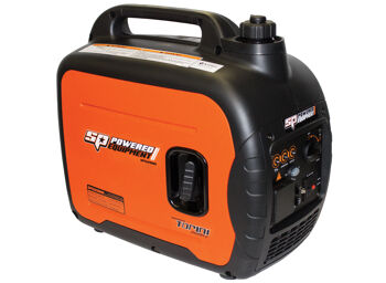 Sp Power Equip Generator 1800W Inverter SPGI2000 • Max: 1800W • Rated: 1600W • 2Kva • 52~61Db • 4 Litre Fuel Tank • Pull Start • Parallel Connection Capable (Cable Included) • Meets Epa, Proposed Australian Emissions Standards & Strict Californian Pollution Standards Ideal For All Camping & Leisure Activities, Compared To Similar Products, The Spgi3300E Is A Powerful Super Quiet Inverter Generator With The Best Power, Size To Weight Ratio On The Market. Built Around The Reliable Torini Race Tested 7Hp Engine And Intelligent  Power Supply, It Is Well Suited For Recreational Use With Air Conditioners, Refrigerators, Microwave Ovens, Coffee Machines & Entertainment Appliances. The Microprocessor Controlled Inverter Produces A High Precision, Pure Sine Wave Power Output, Perfect For Laptops, Computers, Mobile Phones & Tablets Making It Ideal For Back Up Power & At Home During Power Outages & Storm Emergencies. Don’T Risk Your Electronic Devices On Anything Less.