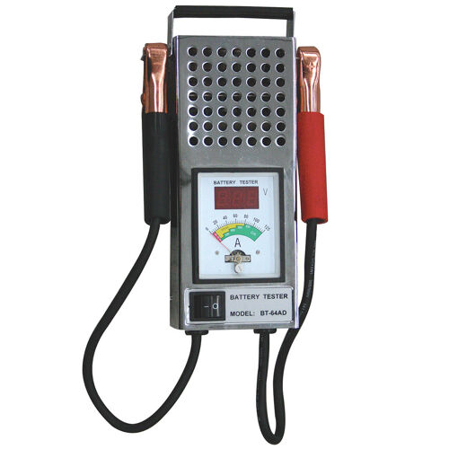 Sp Tools Battery Load Tester SP61009 Battery Load Tester • American Style Drop Tester. Load Applied By Internal Switchgear (Non-Sparking) • Suitable For 6 And 12 Volt Batteries • Applies Load Across Cells & Measures Output On Meter • Accurate Indication Of Battery Voltage, Faulty Cell And Short Circuit