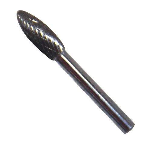 Sp Tools Burr Cone 10Mm X 25Mm (1/4" Shaft) SP31365 • Suits Steel Applications • Tungsten Carbide Burrs • Ideal For Shaping, Smoothing & Material Removal