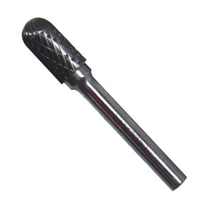 Sp Tools Burr Cylinder Ball Nose 10Mm X 20Mm (1/4" Shaft) SP31351 • Suits Steel Applications • Tungsten Carbide Burrs • Ideal For Shaping, Smoothing & Material Removal