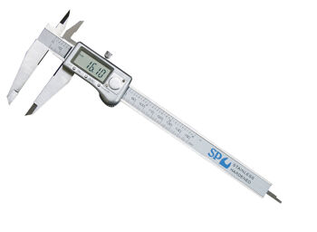 Sp Tools Callipers Digital 150Mm/6" (0.01/0.0005" Reading) SP35631 150Mm/6” Metric/Sae Digital Vernier Calipers • Stainless Hardened • Power On/Off • Graduation 0.01Mm/0.0005”