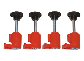 Sp Tools Cam Clamp Singles 4Pce Set SP70905 4Pc Singles Cam Clamp Set• 4 X Cam Clamp Timing Gear Clamps• 4 X Cam Clamp Bolt Extensions • Use On Single, Twin And Quad Cam Engines To Hold Valve Timing During Belt Replacement• Low Profile Design Works On Engines With Gear To Cylinder Head Clearances From 5Mm (1/4”) To 35Mm (1-3/8”)