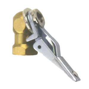 Sp Tools Chuck Tyre Air - Open Toggle Type SP65531 Air Hose Chuck Angle Clip-On Closed • 1/4" Bsp • High Quality Solid Brass Clip-On Air Chuck.