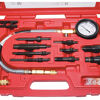 Sp Tools Diesel Engine Compression Tester Set (Cars) SP66038 Diesel Engine Compression Tester Set • For Both Direct & Indirect Diesel Injected Cars • Checks Engine Compression Under Cranking Conditions • Small Probe, Quick Coupling Adapters For Speed & Security • Built-In Pressure Relief Valve Enables Repeat Tests Without Dismantling • Flexible Hose (355Mm) Gives Access To Restricted Plug & Injector Ports • Dual Scale 80Mm Gauge 0-1000 Psi And 0-70 Bar