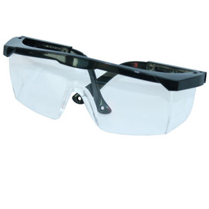 Sp Tools Glasses Safety Sp Clear Lens Black Arms SPR80 • Tough Polycarbonate Clear Lenses • Wrap-Around Design To Maximise Coverage • Protects Eyes From All Angles