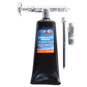 Sp Tools Grease Gun Sp Mini Inc Grease And 3 Tips SP65104 Mini Grease Gun Set Inc Tube Of Grease• 90 Degree Swivel To Access Filters In Confined Areas • Dimples On Band Ensures Secure Grip • Chrome Plated Finish For Longer Service Life • Working Pressure: 1000 Psi • Capacity Bulk: 80Ml • Includes 3 Interchangeable Tips