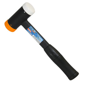 Sp Tools Hammer Soft Face Soft/Hard Head 50Mm SP30426 Steel Handle Rubber Grip Dead Blow Function Replacement Heads Available