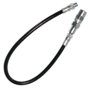 Sp Tools Hose - Grease Gun Sp 18" Flexible Inc Coupler SP65134 Grease Gun 18" Flex Hose • Fits Most Grease Gun Accessories • Working Pressure: 4500 Psi • Burst Pressure: 12000 Psi • 1/8” Npt • For Hard To Reach Jobs • For Use With Air & Hand Operated Grease Guns