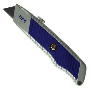 Sp Tools Knife Retractable Utility SP30851 • Retractable Utility Knife • Heavy Duty Metal Body • Multi Position • Blade Slide