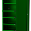 Sp Tools Locker Side Usa5972 4 Shelf Green/Black SP44880G Side Cabinet - 4 Roller Shelves & 1 Fixed 508(W) X 622(D) X 1954(H) • Reversible Castors And Doors - Side Cabinet Can Be Used On Either Side Of The Hutch And Roll Cab Combo • 2X Extreme Duty Castors