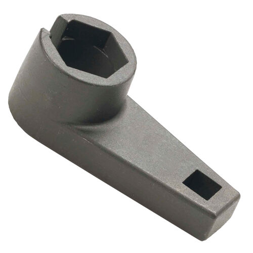 Sp Tools Oxygen Sensor Spanner Offset 22Mmx90Mm 3/8"Dr SP64061 • 3/8"Dr X 22Mm • Window In Socket Allows The Wires Attached To The Sensors To Be Bypassed • Applications Include Mitsubishi Nissan Gm And The Volkswagon Audi Group • For Heated & Non-Heated Lambda Sensors