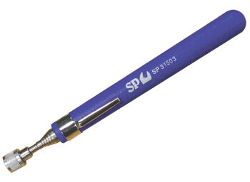Sp Tools Pick-Up Tool Telescoping Magnetic 2.3Kg SP31503 • Telescopic Magnetic Pick-Up Tools • 2.3Kg Extends 180 - 800Mm • Strong & Lightweight Stainless Steel Shaft • Includes Pocket Clip