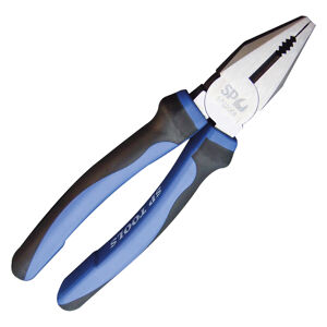 Sp Tools Pliers High Leverage Combination 200Mm SP32008 • Induction Hardened Cutting Edges • Special High Leverage Design For Saving Power • Ergonomic Design • Drop Forged Chrome Nickel