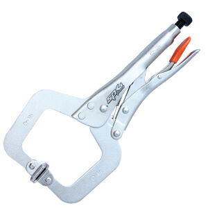 Sp Tools Pliers Locking C-Clamp Swivel Pad 275Mm(11") SP32656 • 275Mm (11”) • Chrome Vanadium Steel • Easy Quick-Release Trigger • Standard Jaws For Versatility Includes Swivel Pads