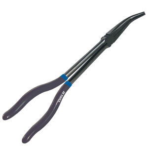 Sp Tools Pliers Long Handle 275Mm Bent 45 Degree SP32163 • Pvc Handles Provide A Comfortable Grip • For Firm Gripping And Manipulating Of Components And Wires • Extra Long Handle And Thin Profile Allows Greater Access To Confined Restricted Areas • Serrated Gripping Provides A Secure And Firm Grip • Manufactured From Chrome Molybdenum For Superior Strength