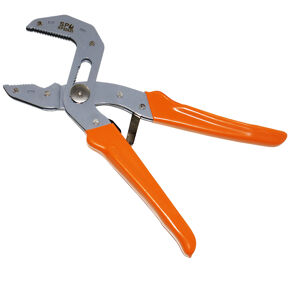 Sp Tools Pliers Multigrip Self-Adjusting 10"(250Mm) SP32425 Self-Adjusting Pliers 250Mm (10") • “Gorilla Grip” Serrated Jaws • Self-Adjusting Jaws Adjust Automatically • Increased Torque Self-Adjusting One Handed Operation Allows The Jaws To Adjust Automatically As You Squeeze The Grips Inturn Reducing The Hand Span By Approx. 20% Over Conventional Pliers Particularly On Larger Objects