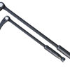 Sp Tools Pry Bar Set 2Pc - Indexing Jaw 406Mm + 559Mm SP30870 2Pc Indexing Jaw Pry Bar Set Sizes Include: • 406Mm (16”) - Adjustable To 11 Positions • 559Mm (22”) - Adjustable To 15 Positions • Heavy Duty Chrome Vanadium Steel Construction • Adjustable Head Up To 15 Locking Positions • Indexable To Over 180° Allowing More Leverage In Tight Access Applications.