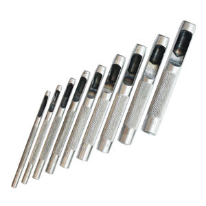 Sp Tools Punch Hollow 9Pc Set SP30950 • 9Pc Hollow Punch Set • 2.5, 3, 4, 5, 6, 7, 8, 9 & 10Mm • Hollow Punch For Making Clean Holes In Gaskets, Leather,  Plastic , Vinyl, Rubber.