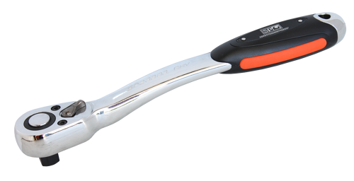 Sp Tools Ratchet 1/2"Dr Curved 48T SP23303 • 48Teeth • Compact Head • Chrome Vanadium Steel For High Durability