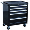 Sp Tools Roller Cab 5 Drawer Custom SP40111 5 Drawer Custom Roller Cabinet • Size (680W X 460D X 812H) • Full Drawer Extension Capabilities • Internal Locking System For Extra Security. • Heavy Duty 28 Ball Bearing Drawer Slides. • Robust Wall Construction. • Double Powder Coating Resists Scratching.