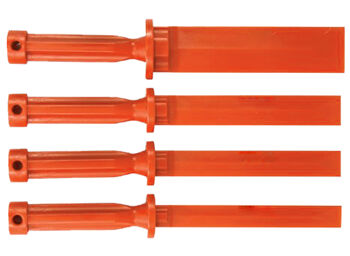 Sp Tools Scraper Set - 4Pc Poly SP30813 • Non-Marring. • Use To Remove Moldings. • Professional Tool For Commercial Or Occasional Use. • Ideal For The Removal Of Glued Weights On Aluminium Rims (Cars / Bikes Etc...) • Suitable For The Removal Of Glued Protective Strips On A Cars Body. • Ideal For The Removal Of Gaskets. • Poly-Urethane. • Sizes: 19Mm, 22Mm, 25Mm & 38Mm.