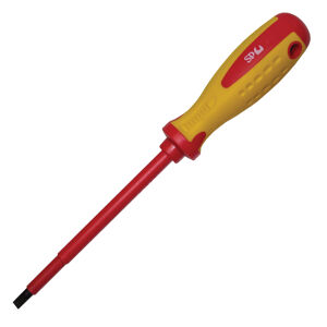 Sp Tools Screwdriver Insulated Slotted 4.0X100Mm SP34413 • Blades Of High Quality Alloy Steel • Ergonomic Designed Handles For Better Grip