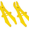 Sp Tools Small Line Clamp 90 Degree Offset Set -2Pc SP70716 2Pc Small 90° Offset Line Clamp Set • Seals Flexible Brake And Fuel Lines From 3Mm To 8Mm • Non Conductive, Lightweight, Highly Visible Material • Jaw Design Eliminates Damage To Hoses