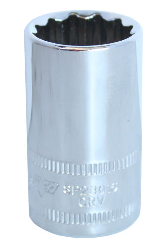 Sp Tools Socket 1/2"Dr 12Pt Metric 26Mm SP23026 • Chrome Vanadium Steel For High Durability • Flat Drive Technology To Maximize Grip • Innovative Design For Strength & Durability