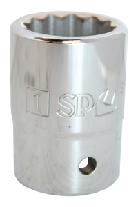 Sp Tools Socket 3/4"Dr 12Pt Sae 1-7/8" SP24077 • Chrome Vanadium Steel For High Durability • Flat Drive Technology To Maximize Grip • Innovative Design For Strength & Durability
