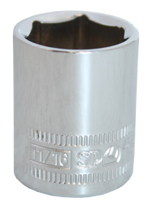 Sp Tools Socket 3/8Dr 6Pt Sae 1/2" SP22555 • Chrome Vanadium Steel For High Durability • Flat Drive Technology To Maximize Grip • Innovative Design For Strength & Durability