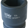 Sp Tools Socket Impact 1-1/2"Dr 6Pt Sae 1-11/16" SP26674 • Chrome Molybdenum Steel For Maximum Strength • Manufactured To Din Standards