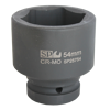 Sp Tools Socket Impact 1Dr 6Pt Metric 54Mm SP25754 • Chrome Molybdenum Steel For Maximum Strength • Manufactured To Din Standards