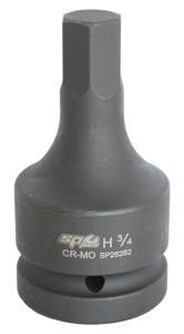 Sp Tools Socket Impact 1"Dr Inhex Sae 11/16" SP26261 • Chrome Molybdenum Steel For Maximum Strength • Manufactured To Din Standards